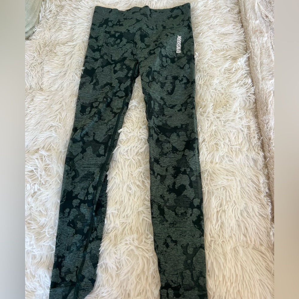 Gymshark Camo Leggings Size S